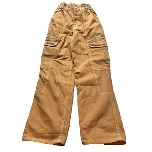 BDG Pants Womens 25x30.5 Brown Cargo Elastic Waist Skater Chick Skate Urban Jean